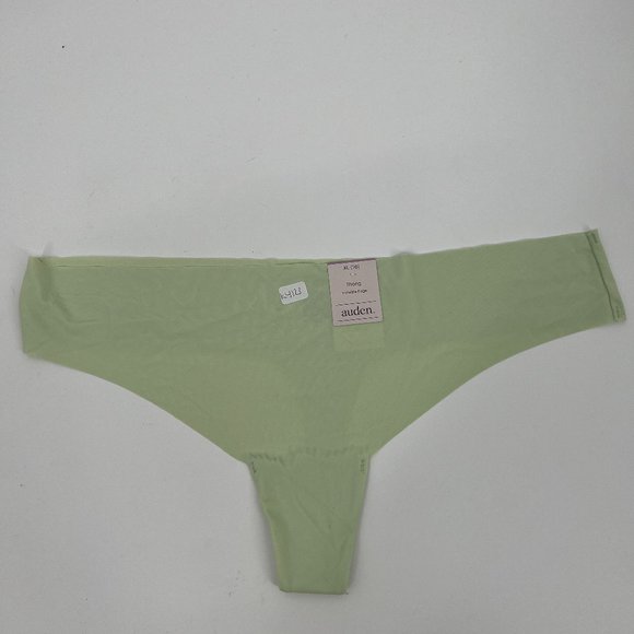 Auden Women's Intimate Underwear Seamless Invisible Edge Thong Lime Green XL NWT - Picture 1 of 4